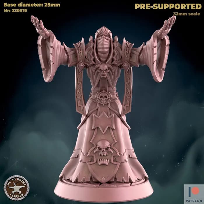 STL - undead acolyte praying