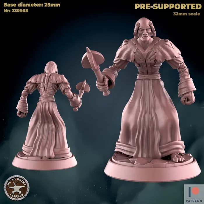 STL - undead priest mace