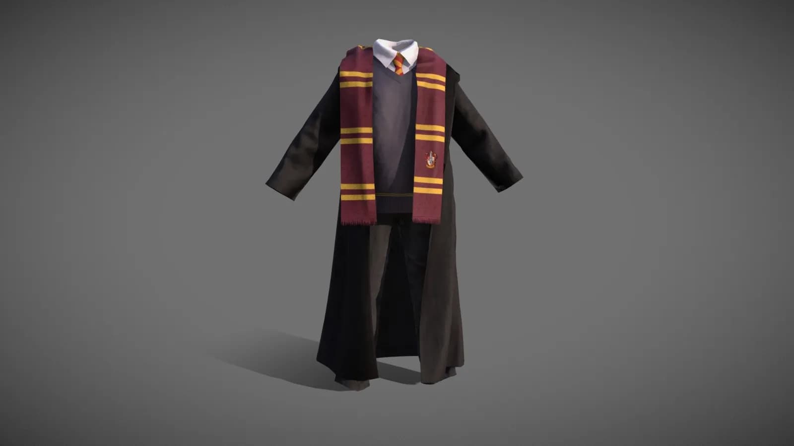 STL - Uniforme de Harry Potter render 2