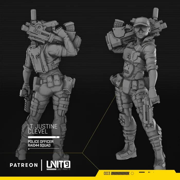 STL - unit 9 – cyberpunk police officers