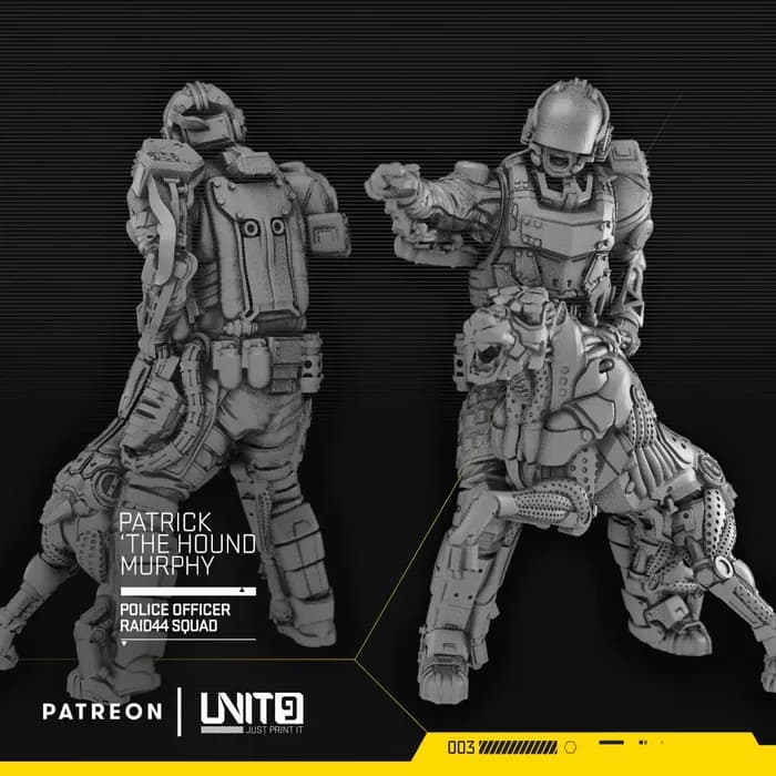 STL - unit 9 – cyberpunk police officers