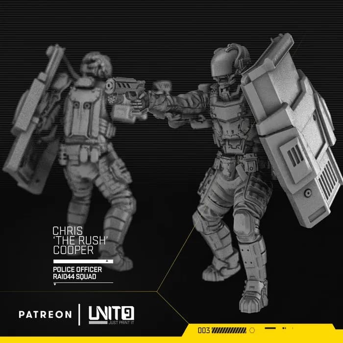STL - unit 9 – cyberpunk police officers