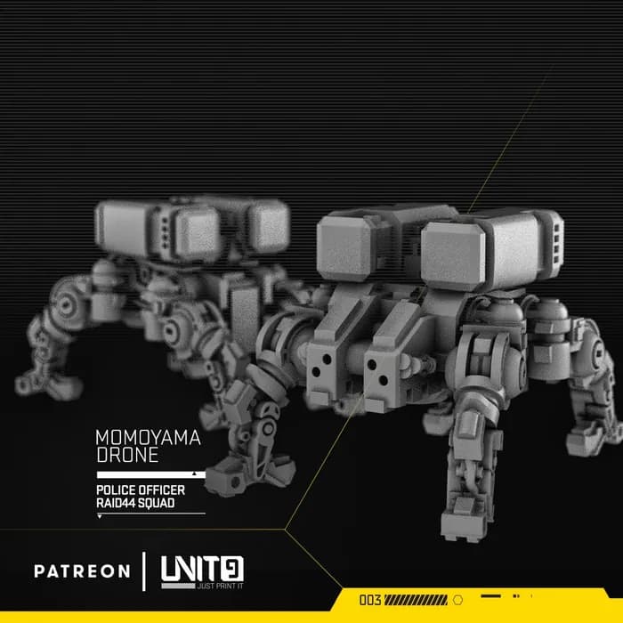 STL - unit 9 – cyberpunk police officers