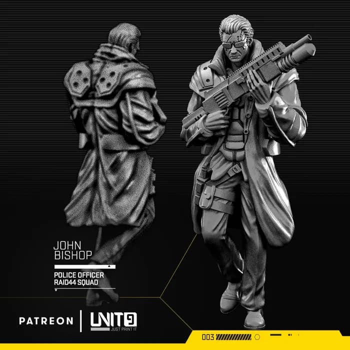STL - unit 9 – cyberpunk police officers