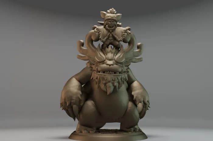 STL - unu and willump league of legends render 3