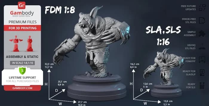 STL - ursa sla gambody render 2