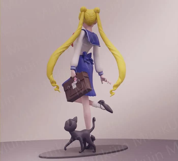STL - usagi school render 2