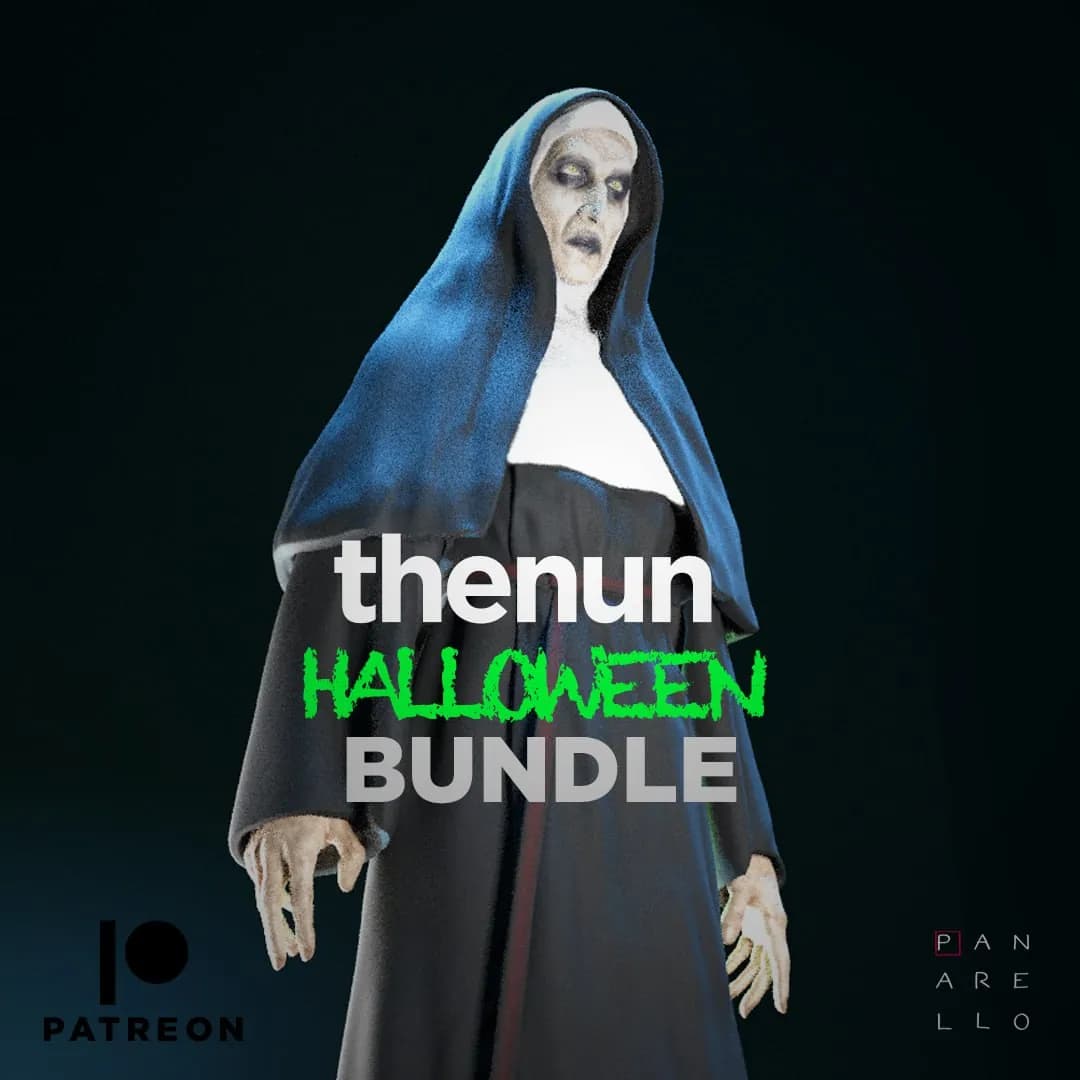 STL - Valak La Monja render 2