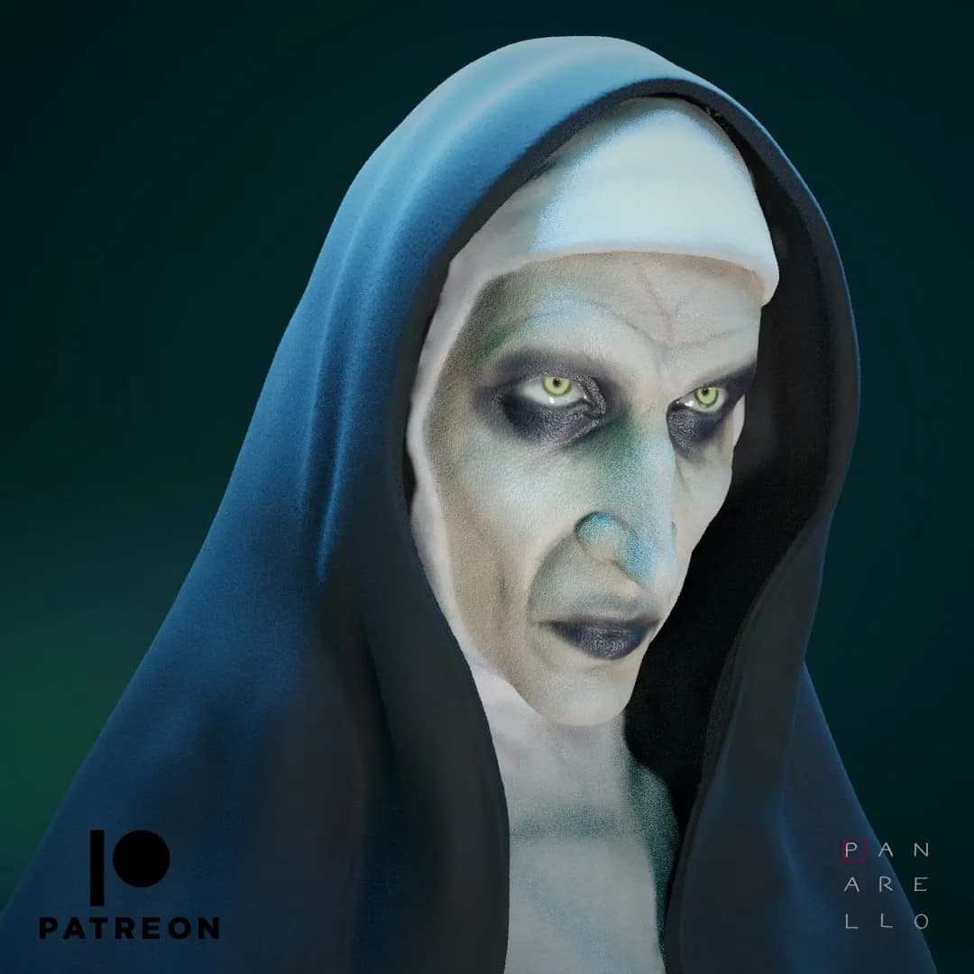 STL - Valak La Monja render 4