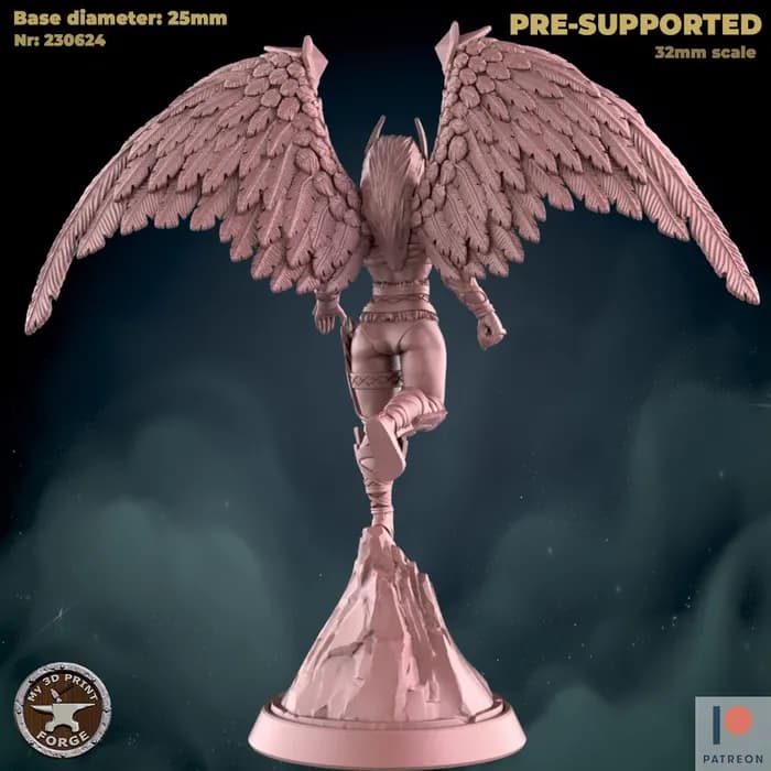 STL - valkyr flying render 2
