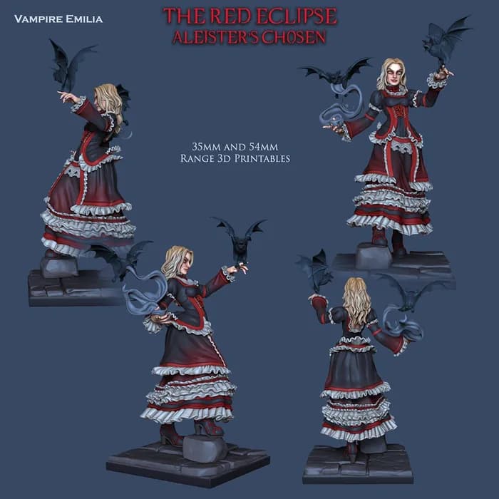 STL - vampires emilia 35mm x render 2