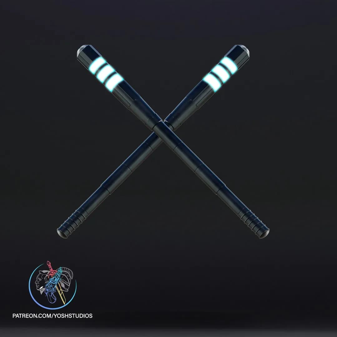STL - Varas de Escrima de Nightwing