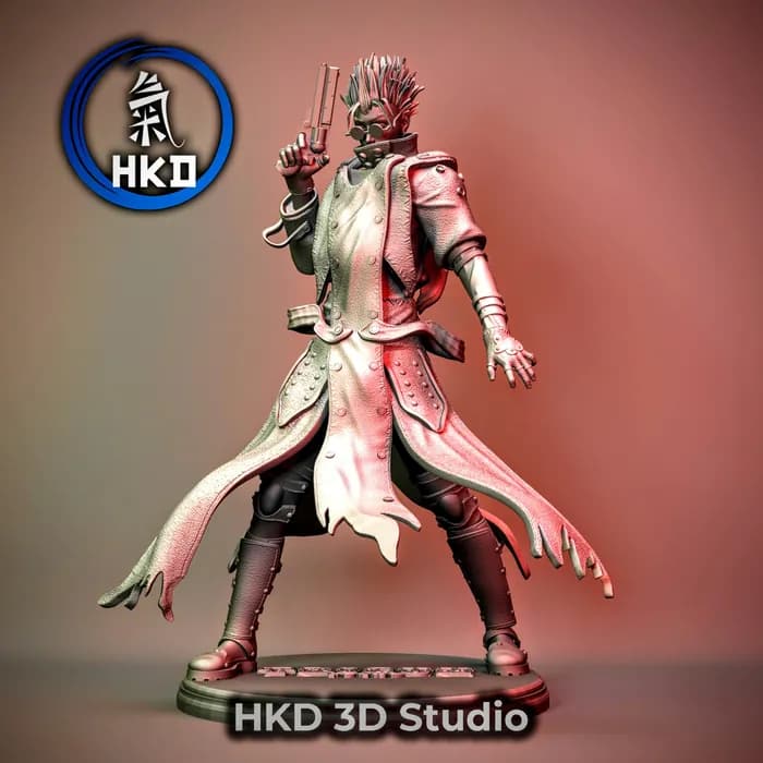 STL - Vash the Stampede Figura 3D
