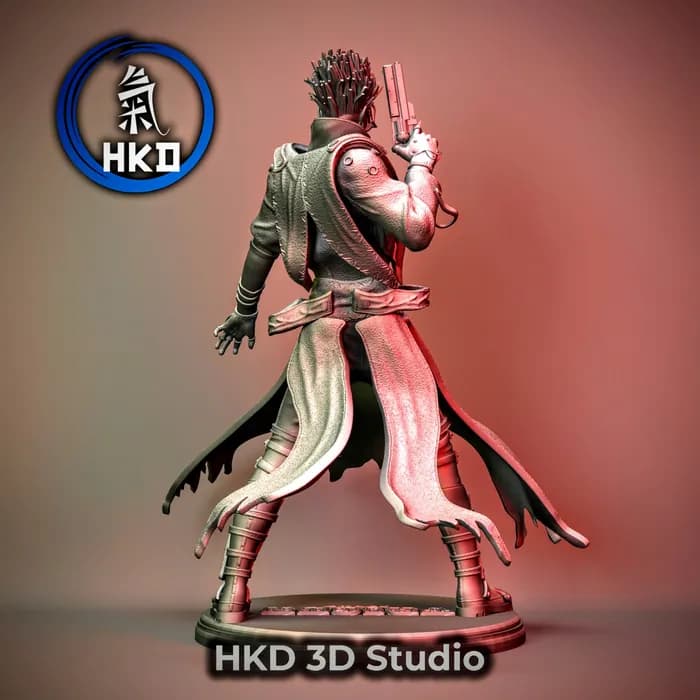 STL - Vash the Stampede Figura 3D render 2
