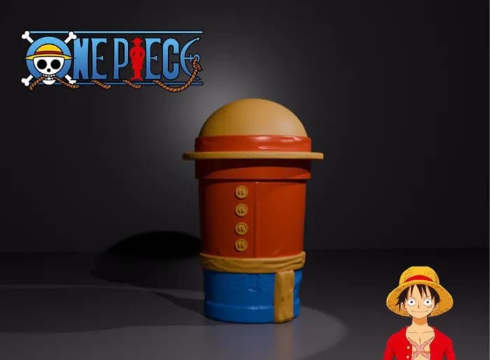 STL - vaso luffy