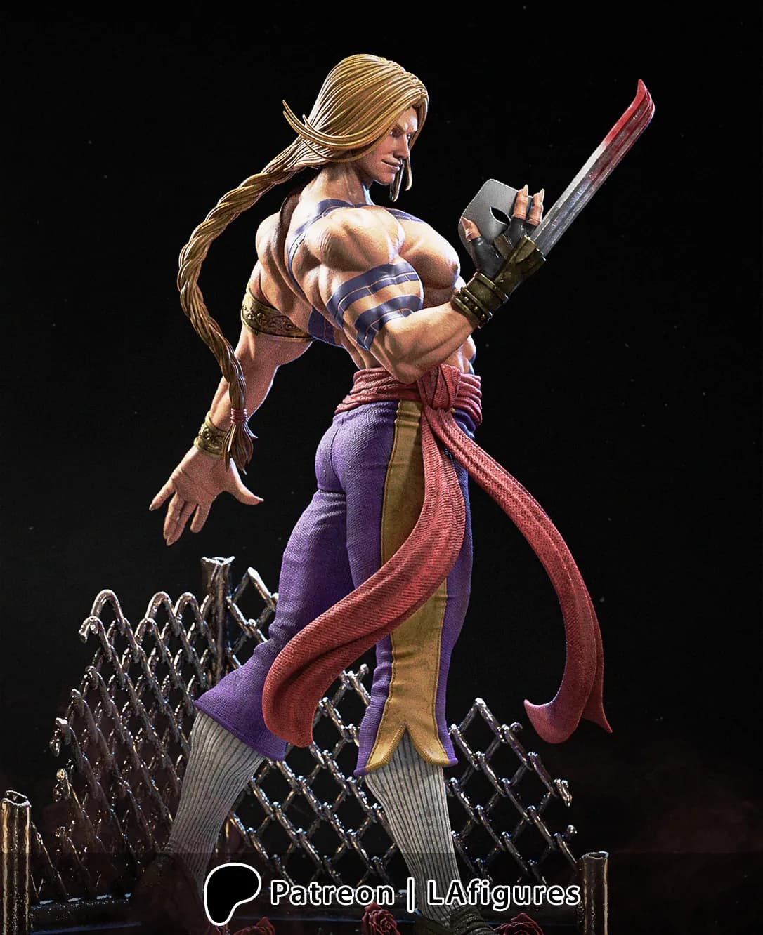 STL - Vega de Street Fighter render 2
