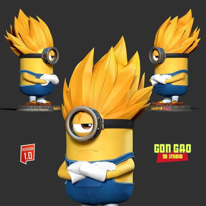 STL - vegeta minion