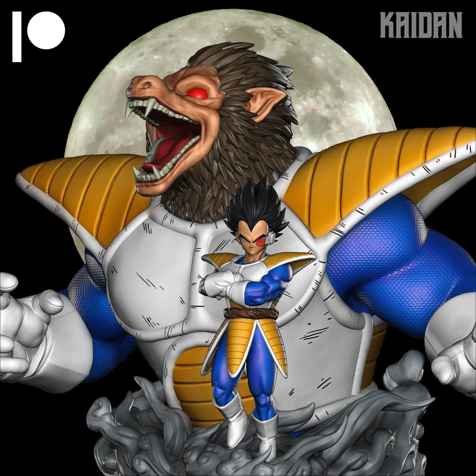 STL - Vegeta Oozaru render 3
