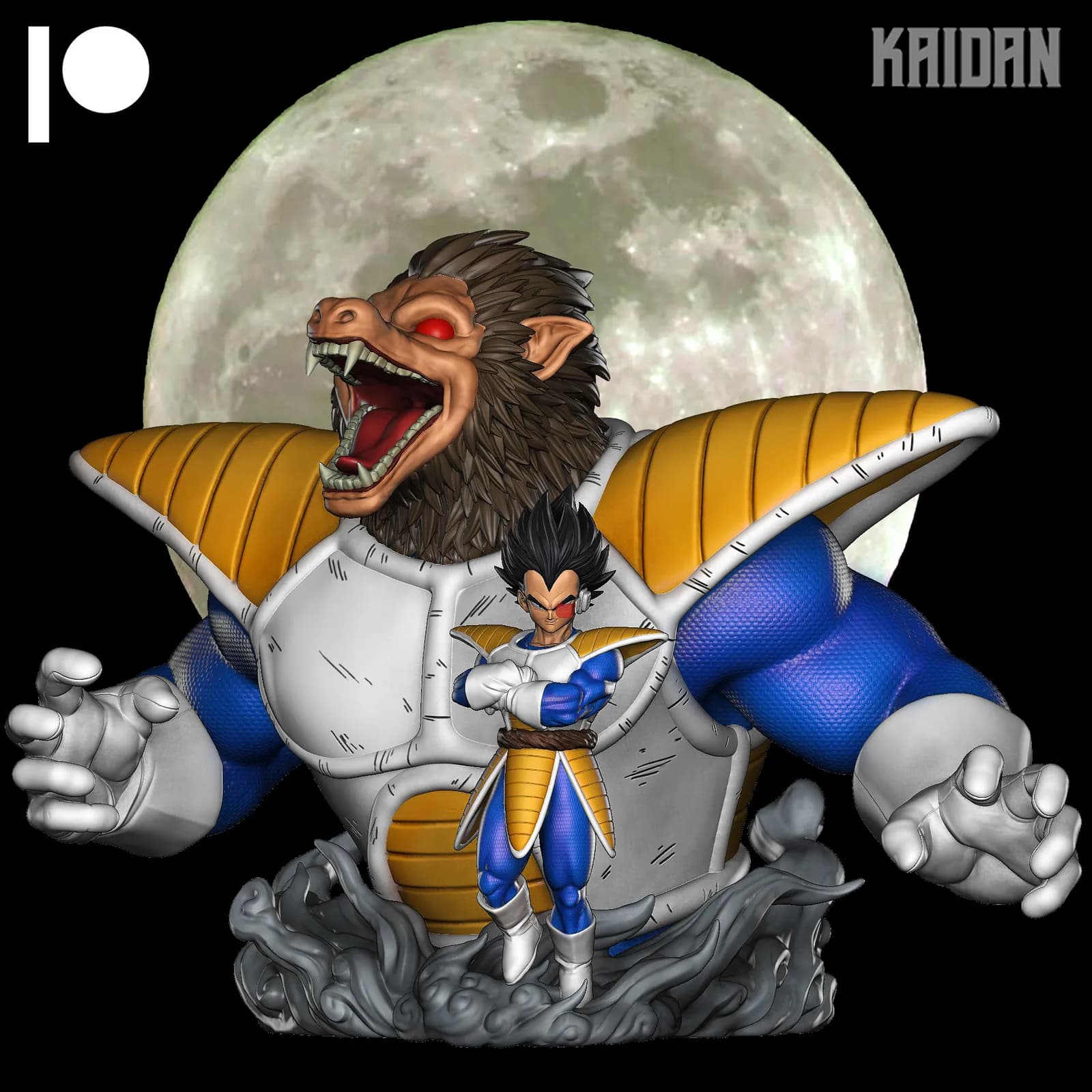 STL - Vegeta Oozaru render 4