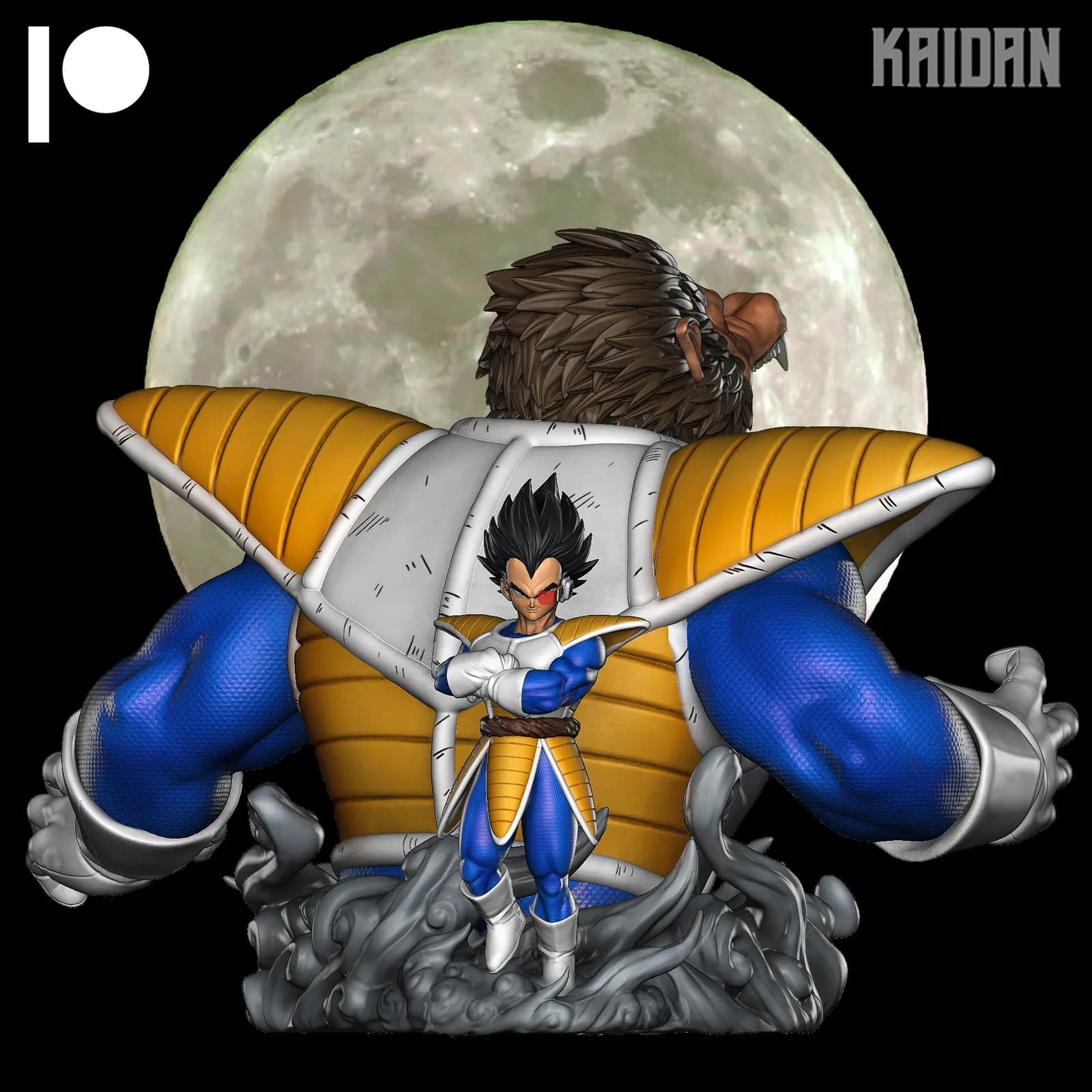 STL - Vegeta Oozaru render 5