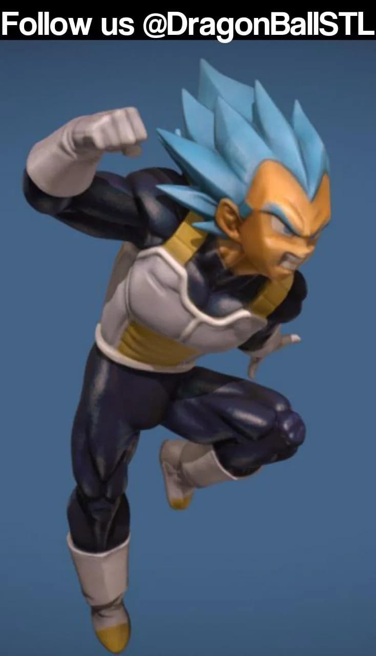 STL - Vegeta Super Saiyan Blue