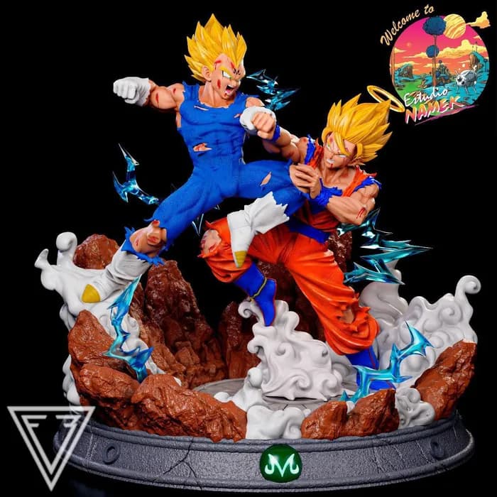 STL - vegeta vs goku