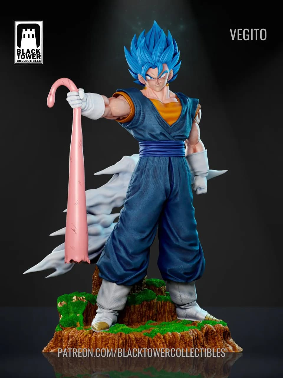 STL - Vegetto 2 render 3