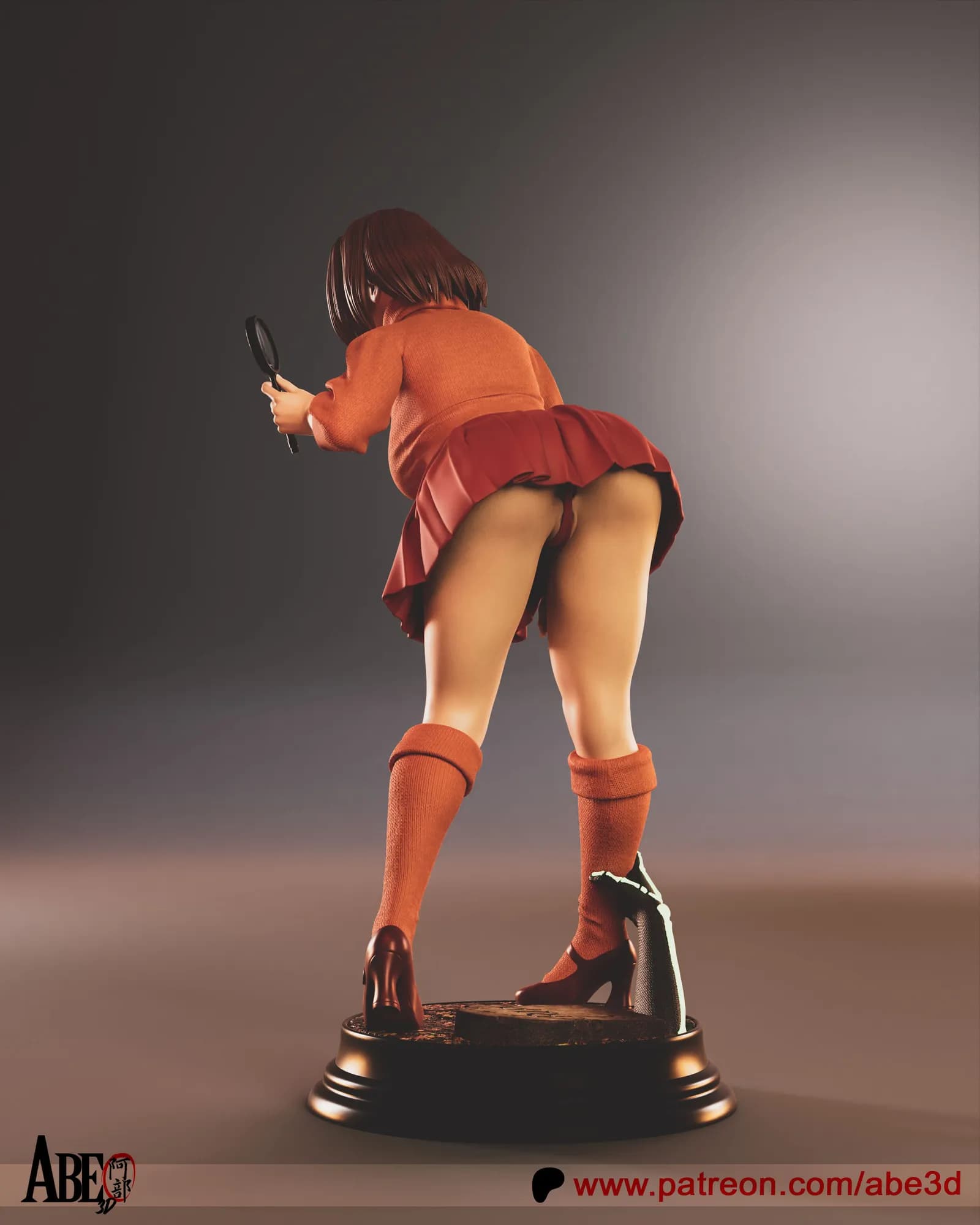 STL - Velma con lupa render 2