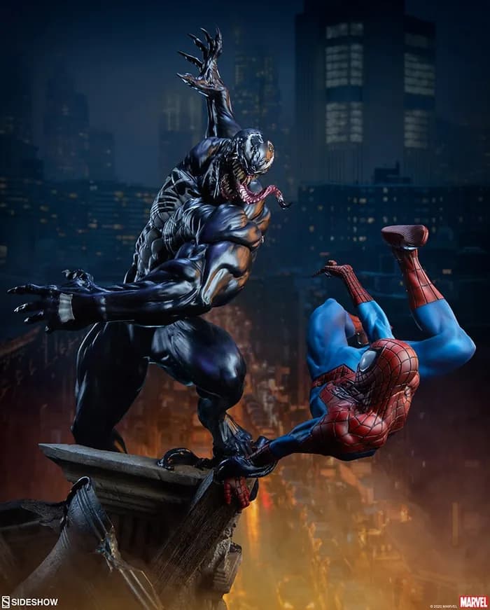 STL - venon vs spiderman u3dprintshop