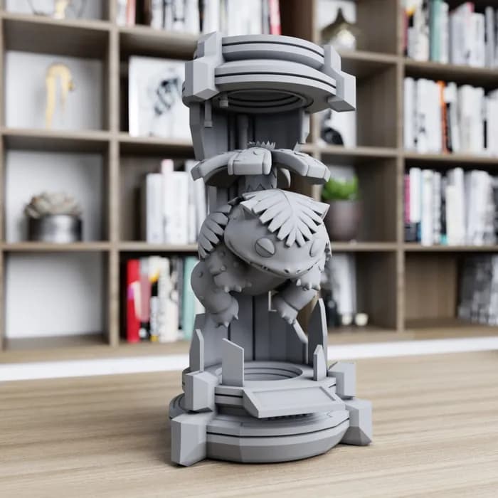 STL - venusaur in the lab from pokemon