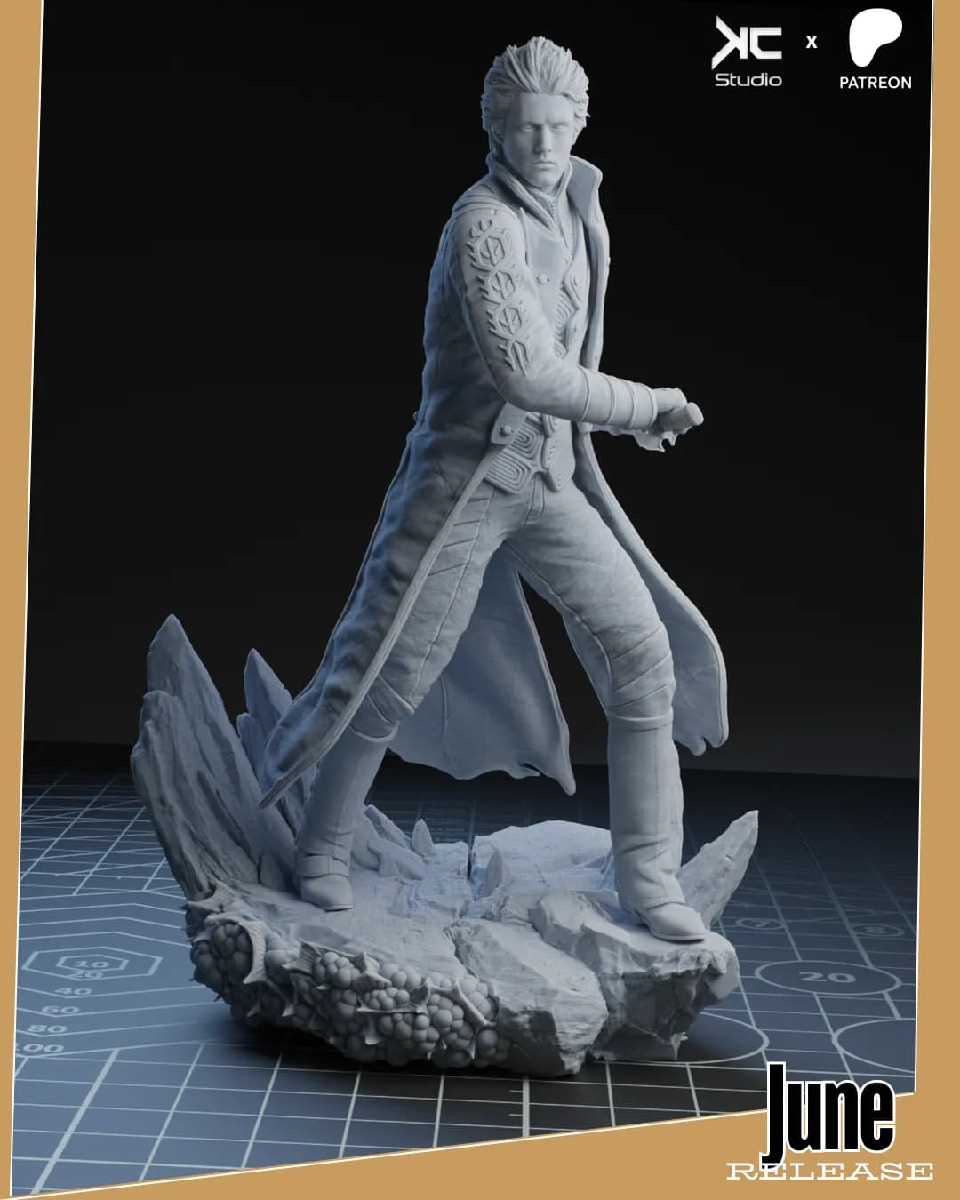 STL - Vergil Devil May Cry 5 render 4