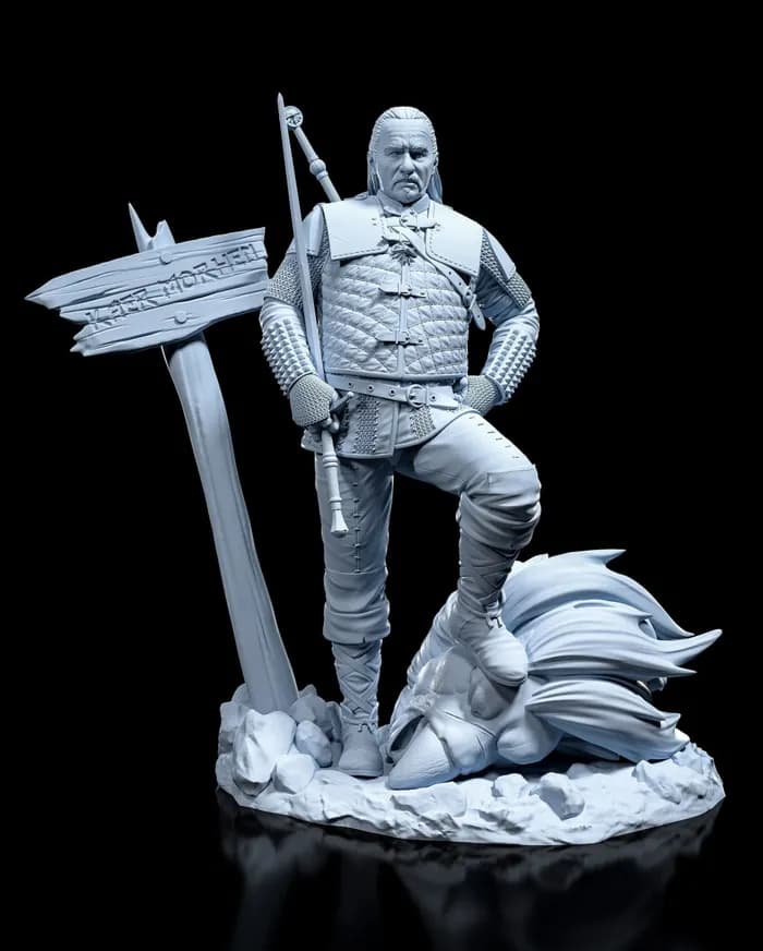 STL - vesemir render 3
