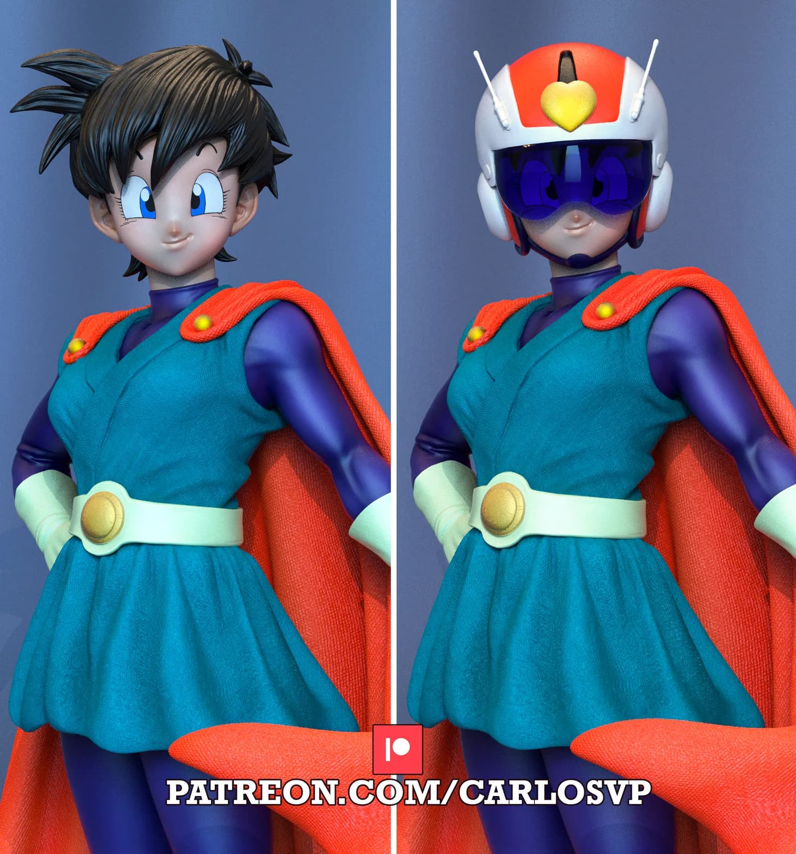 STL - Videl Gran Saiyaman Traje 2