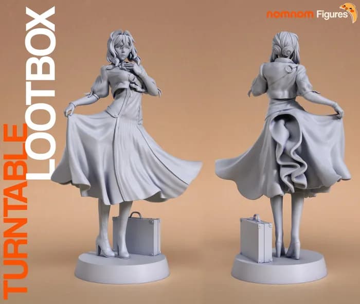 STL - violet evergarden render 3