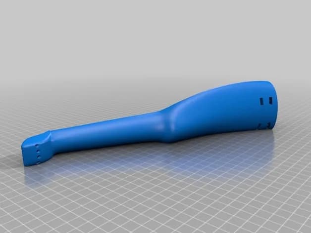 STL - Violín eléctrico naranja render 2