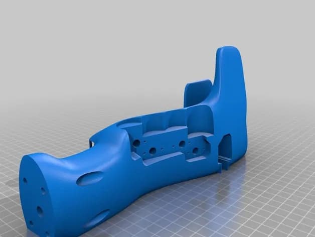 STL - Violín eléctrico naranja render 4