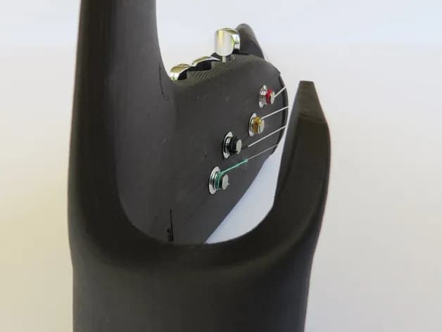 STL - Violín eléctrico naranja