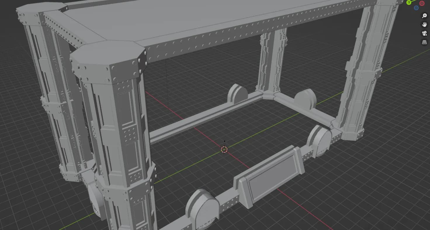 STL - Vitrina Warhammer 40k render 2