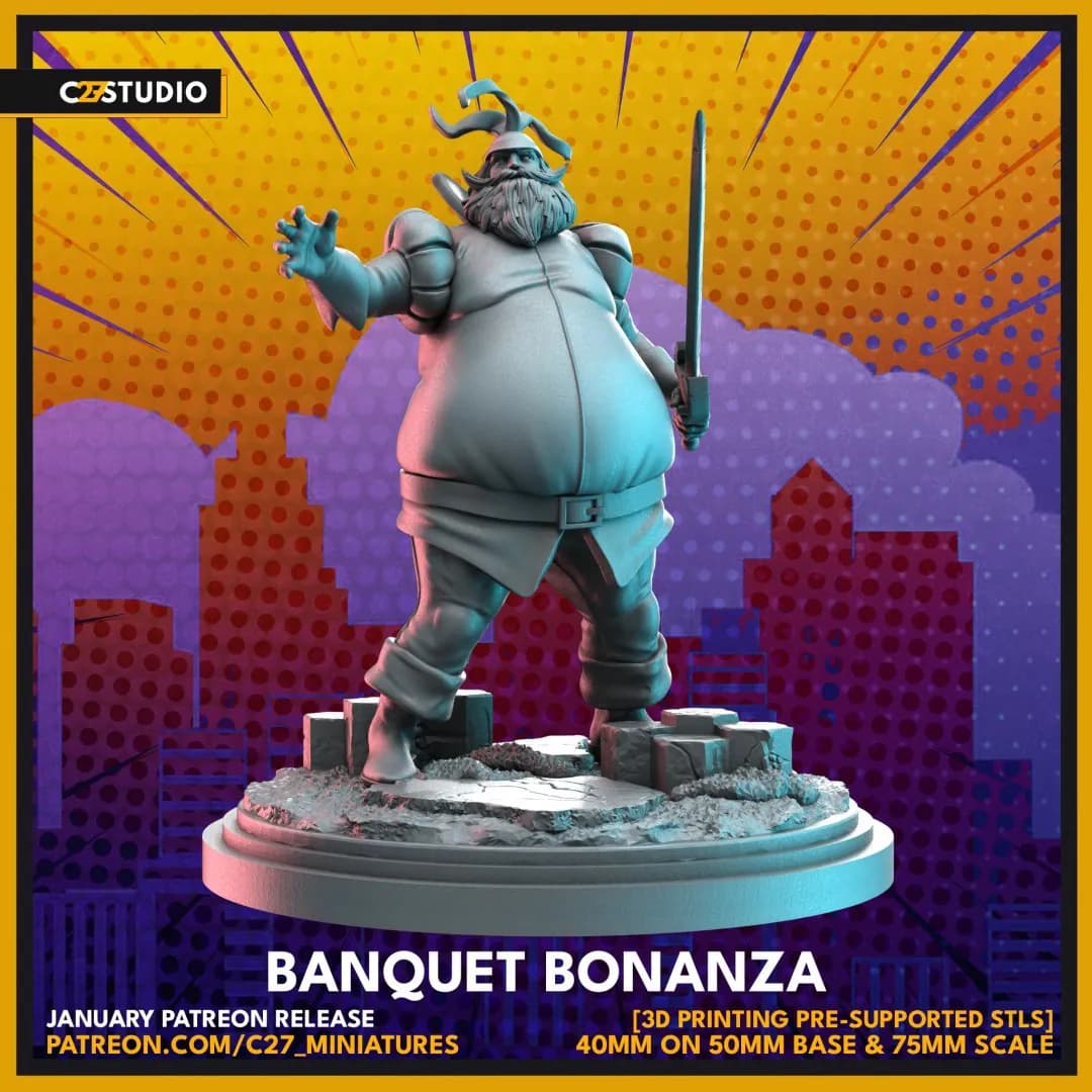 STL - Volstagg con banquete bonanza