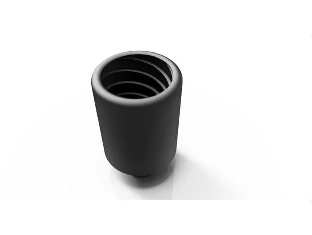STL - Vortex Drip Tip render 2
