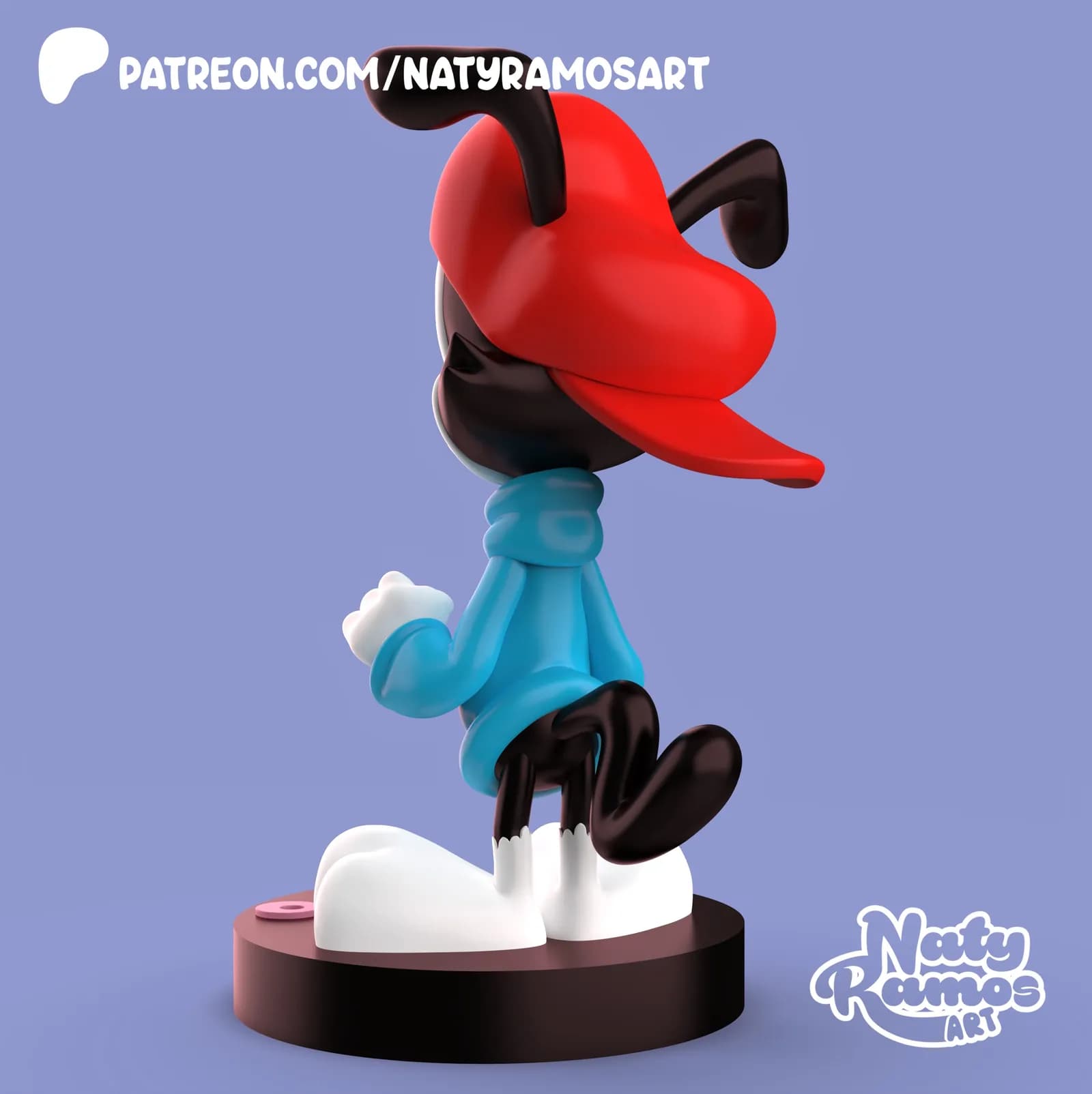 STL - Wakko de Animaniacs render 3