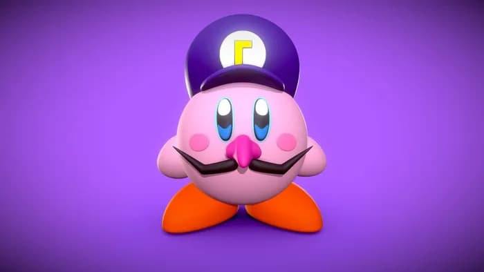 STL - waluigi kirby 3d print stl