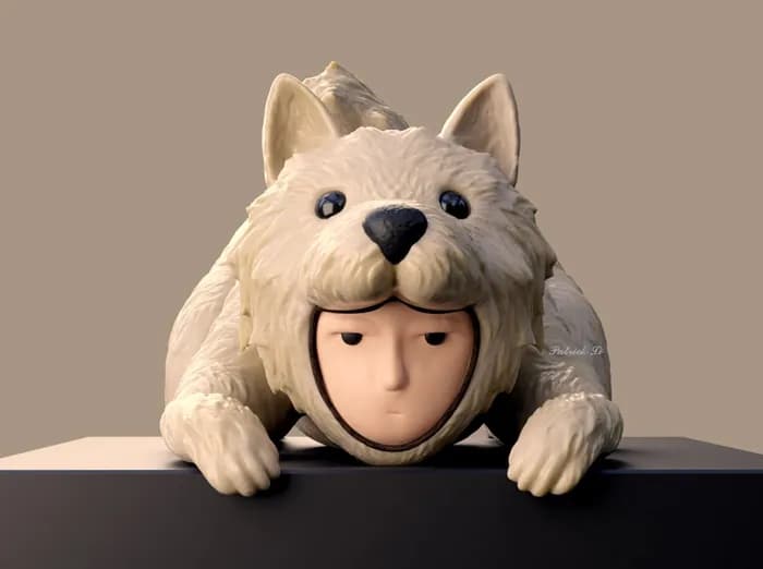 STL - watchdog man one punch man