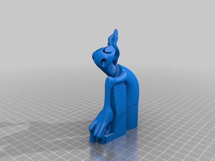 STL - Wile E. Coyote en cohete Acme render 4