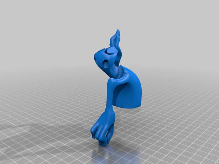 STL - Wile E. Coyote en cohete Acme render 5