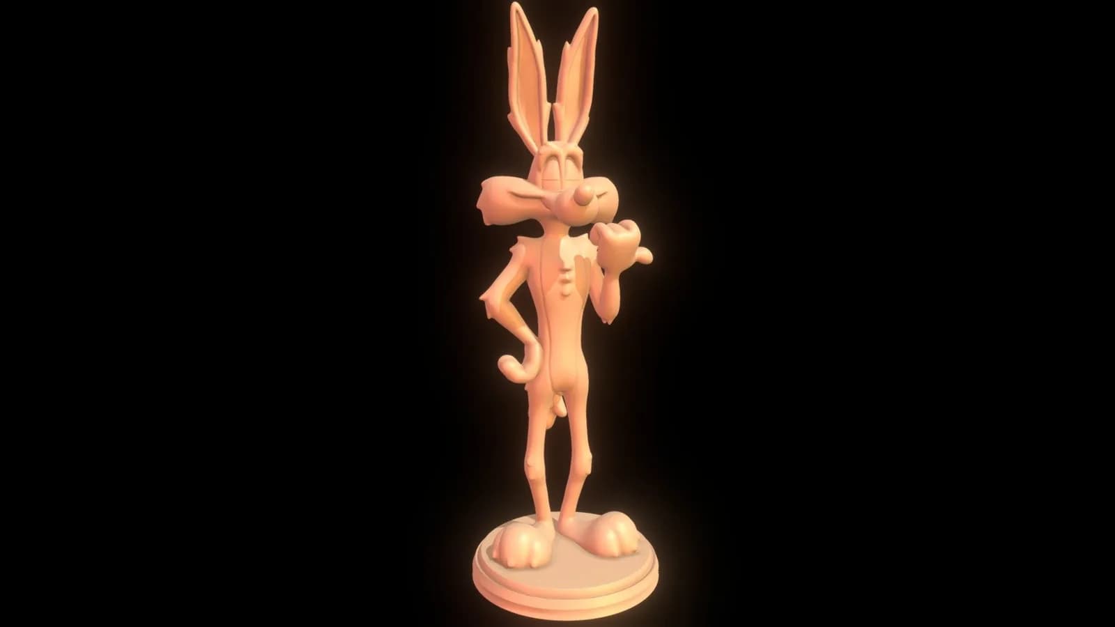 STL - Wile E. Coyote y el Correcaminos render 3