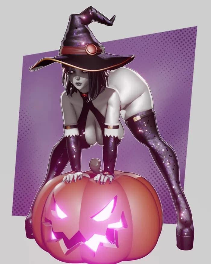STL - witch raven nsfw@hehestl
