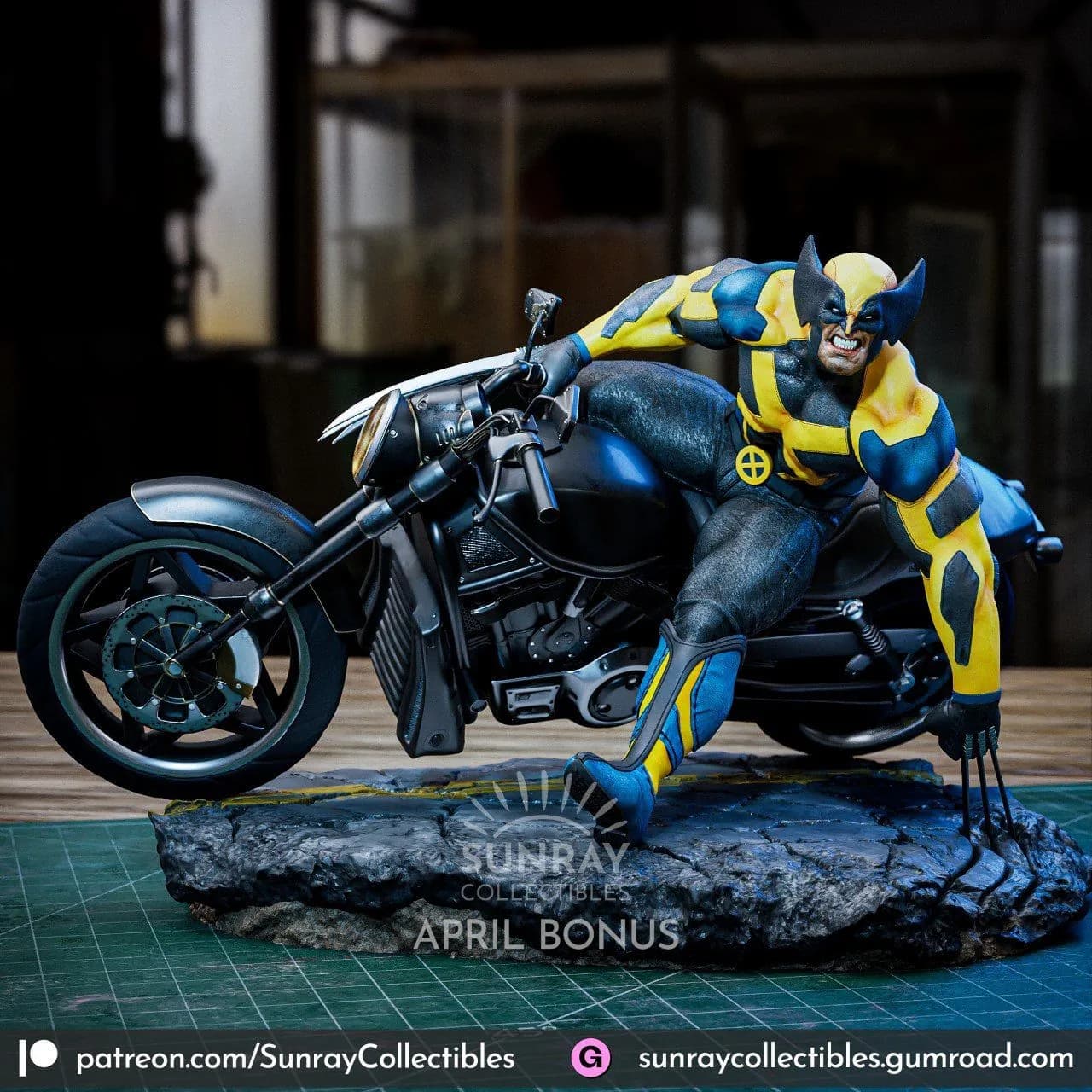 STL - Wolverine en Moto