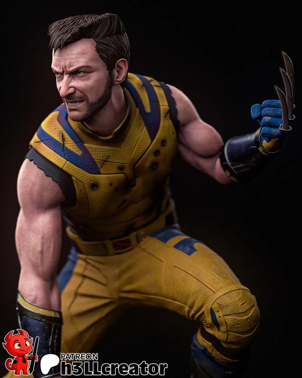 STL - Wolverine Hugh Jackman