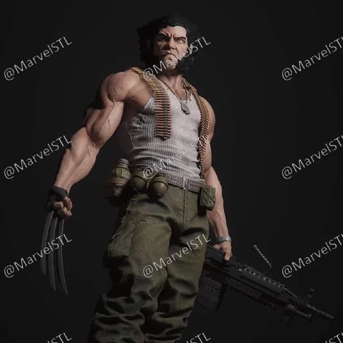 STL - wolverine soldier render 2